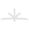 Ekena Millwork Davenport Architectural Grade PVC Gable Bracket, 108"W x 45"H x 2"D x 6"F, 10/12 Pitch GBP108X45X0206DAV00 - alternate 4